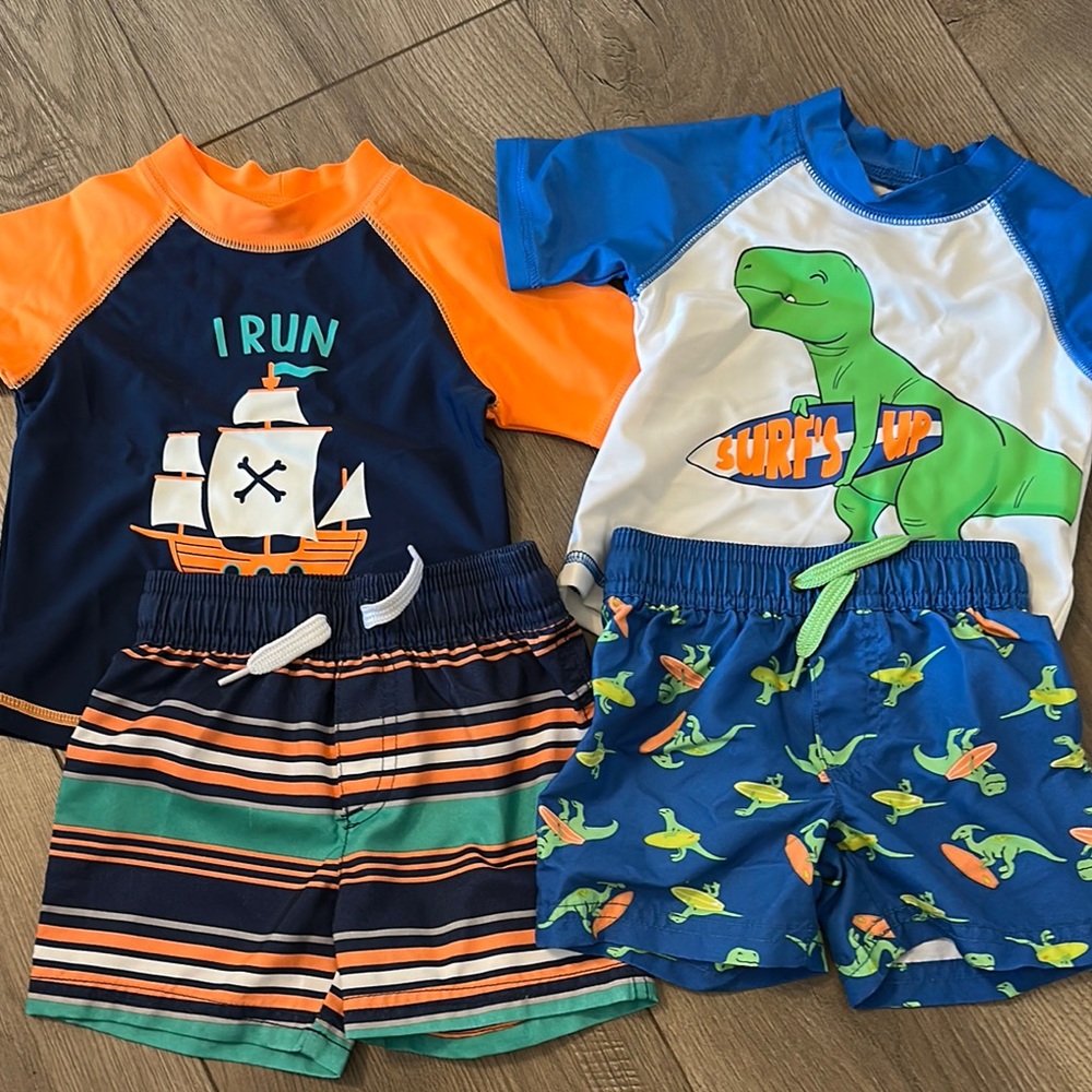 Kids Swim Set with Dinosaur and Pirate Designs